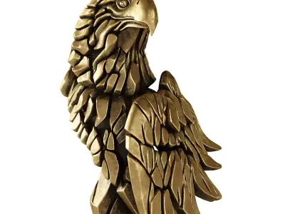 eagle statue 10 3D model