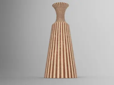Pamo Vase Low-poly 3D model