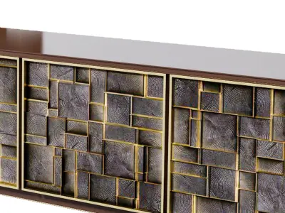Modern Cabinet Decorative Luxury 3D model