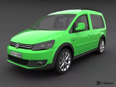 Volkswagen Cross Caddy 2013 3D model