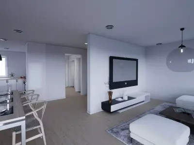 VR Interior-UNREAL ENGINE  Free low-poly 3D model