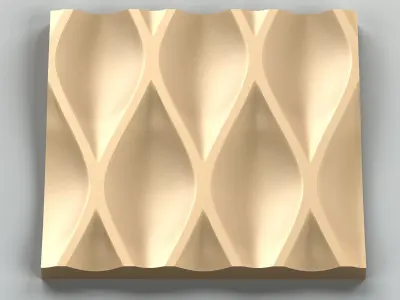 Wall Panel 004 3D model