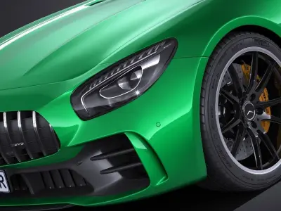 Mercedes AMG GT R 2017 3D model