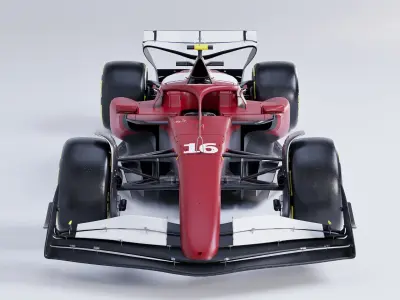 F1 2025 SF-25 Formula 1 Race Car Low-poly 3D model Low-poly 3D model