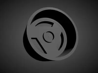 Spalding Message VII scalable and Printable rim 3D print model