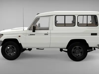 Toyota Land Cruiser J78 2014-2023 3D model