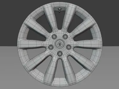 Mitsubishi Outlander 2008 Rim Style 2 3D model