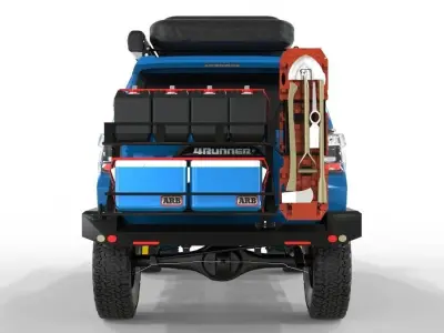 Toyota 4Runner 2020 SR5 Viper Accessories Edition 3D model