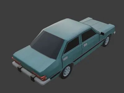 Chevrolet Chevette Low-poly 3D model