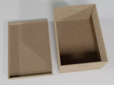 WICKER BASKET01 3D model