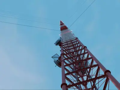 Television Tower 3D model