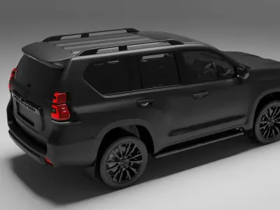 TOYOTA PRADO 2018 BLACKOUT 3D model