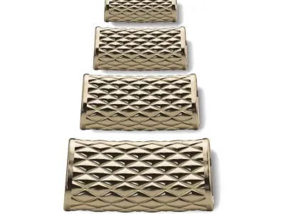 CHARMS three gold - plated decorative pillows 3D print model