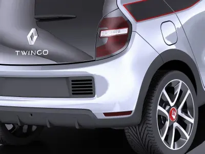  Renault Twingo 2017 VRAY 3D model