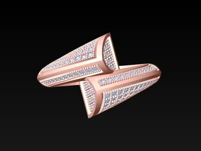 Diamond Ring - Womens Rings - N727033 3D print model