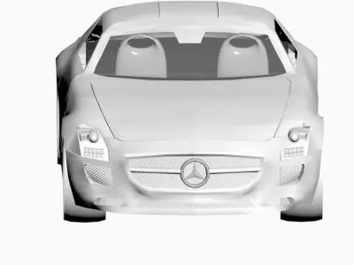 mercedes benz 3D model buy