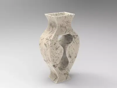 Leol Vase Low-poly 3D model