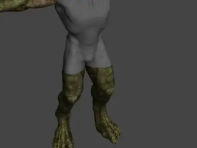 Reptile Joe Low-poly 3D model