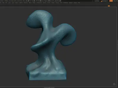Modern Abstract Decorative sculpture 3d print model 3D print model 6