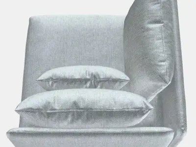 SODERHAMN Corner section cover 1 Low-poly 3D model