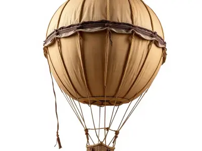 Vintage Balloon Drapery model pack Low-poly 3D model