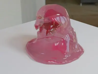 Slime Creature Low-poly 3D model