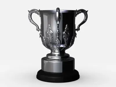 League Cup Trophy 3D model