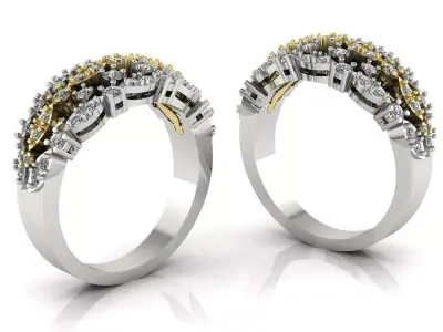 Jewelry Gold ring  3D print model order