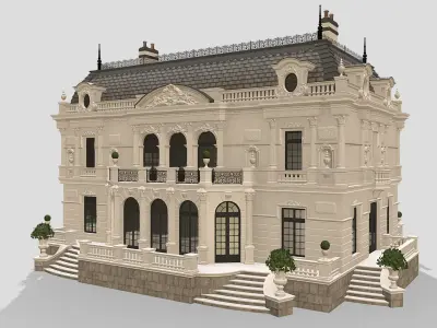 Aristocratic Mansion 3D model