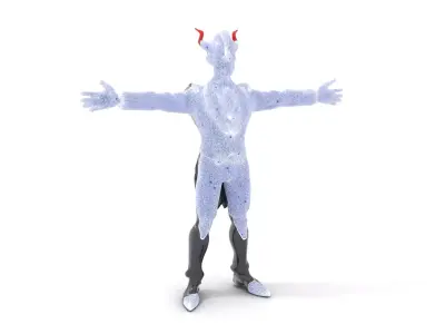 Devil Businessman Suit Model Pack  Character Design Low-poly 3D model