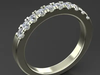 Band Ring 3D print model