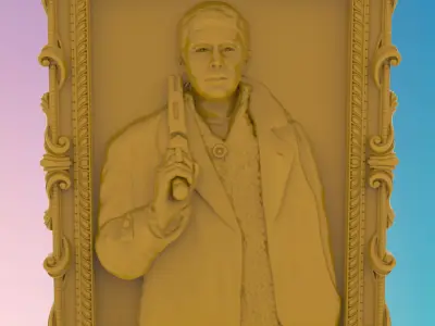 Sergei Bodrov 3D MODEL STL FILE FOR CNC ROUTER LASER 3D print model