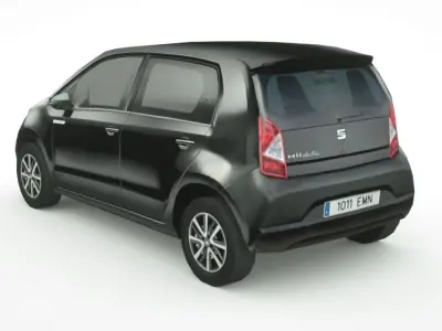 Seat Mii electric 2020 Low-poly 3D model