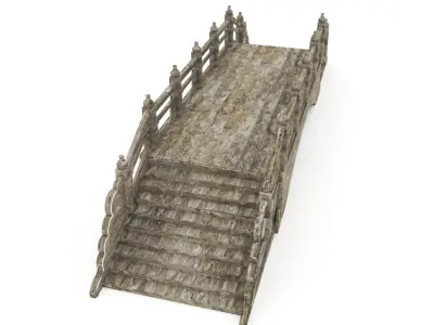 Stone Bridge 3D model