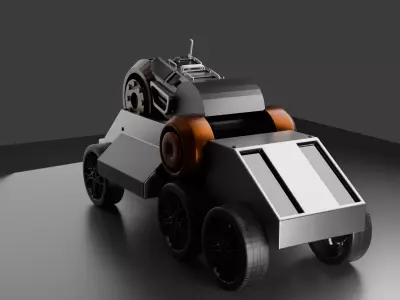 sci fi truck  3D model