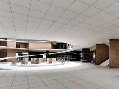 CULTURAL CENTER AND THEATER 3D model