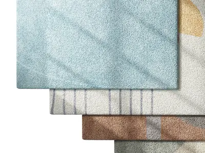 Carpet set 66 3D model