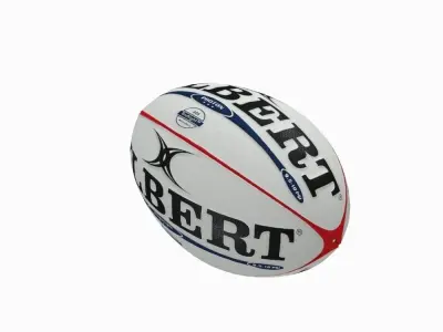 Rugby Ball Low-poly 3D model