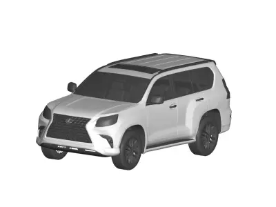 lexus gx460  3D model