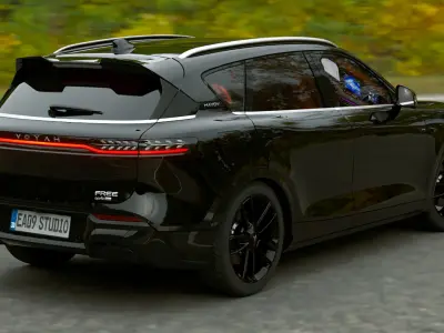 2024 DongFeng Voyah Free  3D model