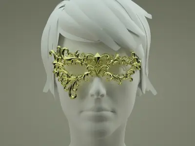 Carnival Mask 3D print model
