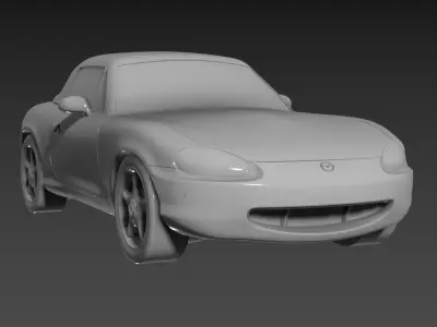 Mazda MX5 Miata coupe 1999 - Printable 3D model 3D print model
