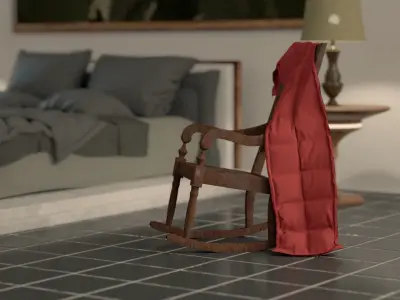 Hotel Bedroom  3D model