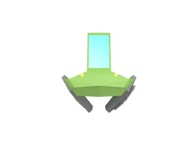 Future Car v1 006 Low-poly 3D model