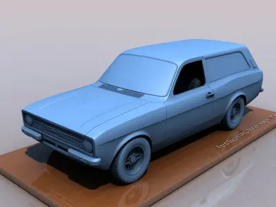 Escort Mark 2 1974 3D print model