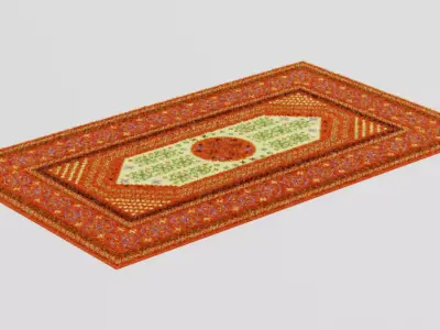 -Oriental Carpet V1- 3D model