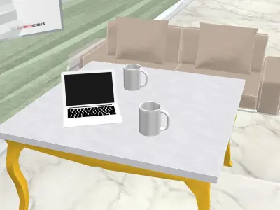 car Showroom  3D model