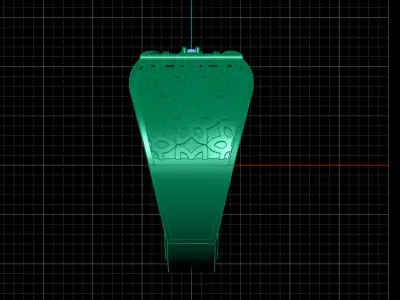 Print Ready STL 3DM  Gents Rings Diamond Men Ring  3D print model 72