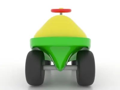 Toy Car Low-poly 3D model