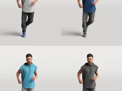 Humano Running Man 0805 3D model